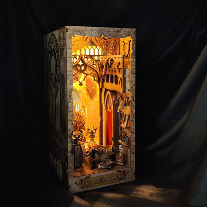 (Sold Out) Dragon Castle 3D Wooden Puzzle Book Nook