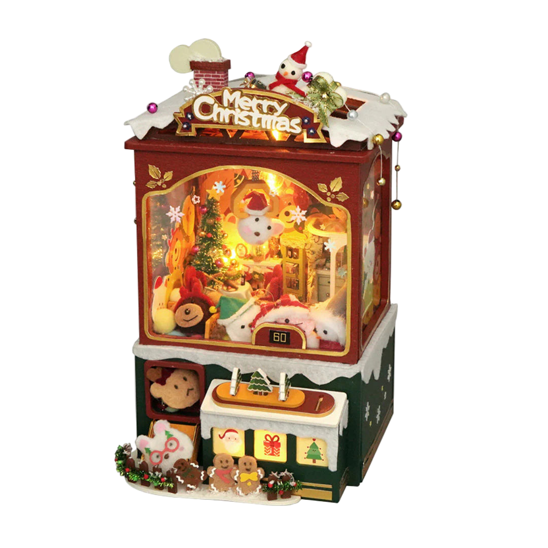 (Sold Out) Merry Christmas Claw Machine – DIY Wooden Music Box