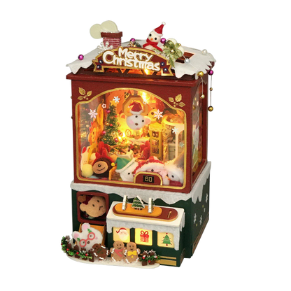(Sold Out) Merry Christmas Claw Machine – DIY Wooden Music Box