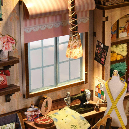 (Sold Out) Sewing Room – DIY Book Nook Shelf Insert