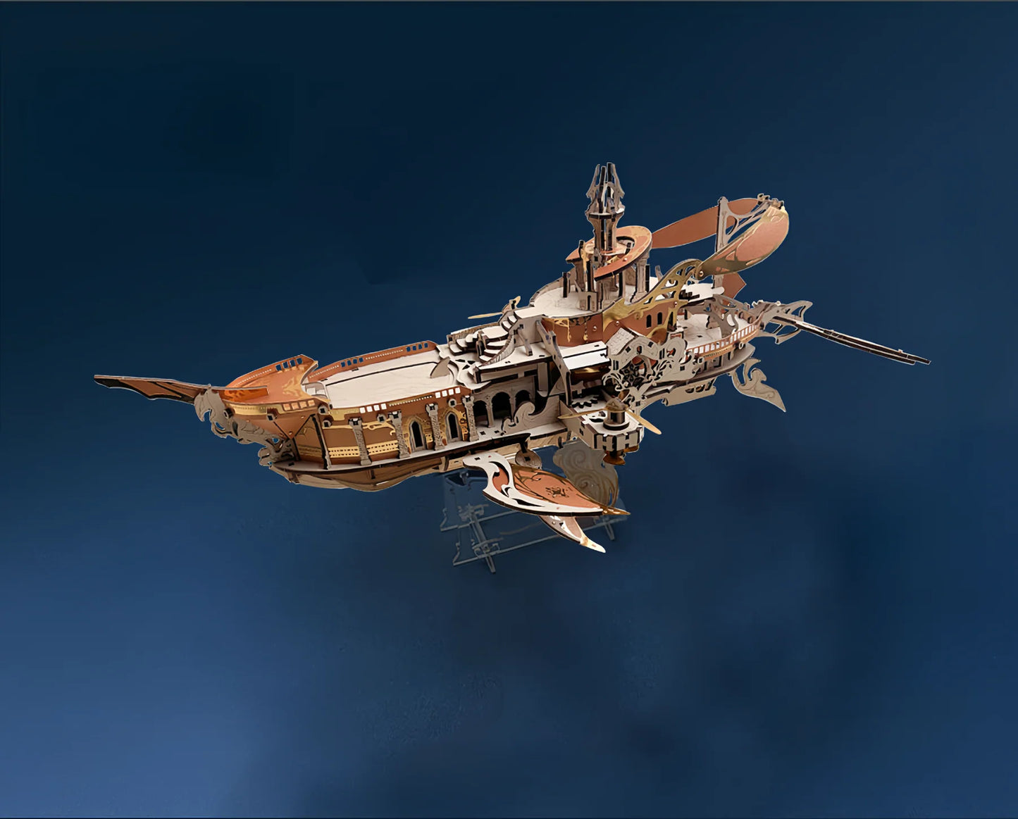 Atlantis Whale Ship – DIY 3D Wooden Puzzle Kit