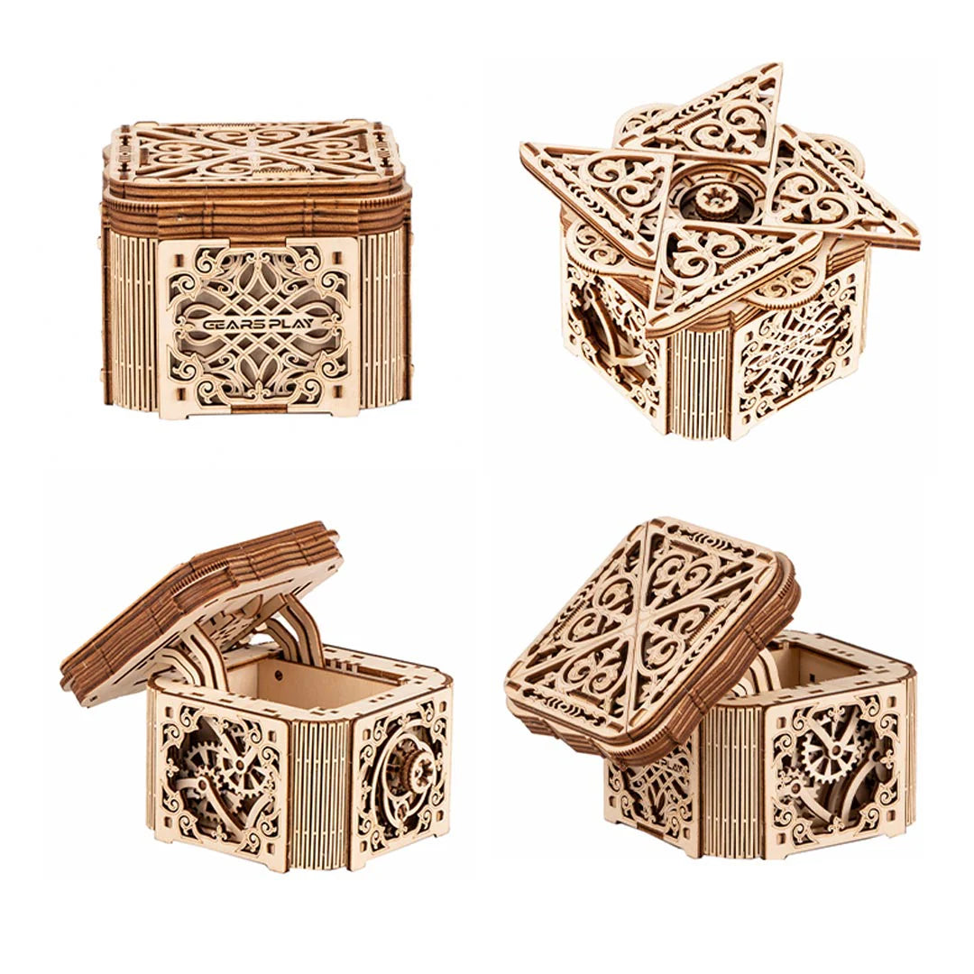 (Sold Out) Jewelry Box Wooden Mechanical 3D Puzzles
