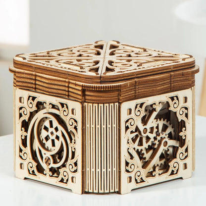 (Sold Out) Jewelry Box Wooden Mechanical 3D Puzzles