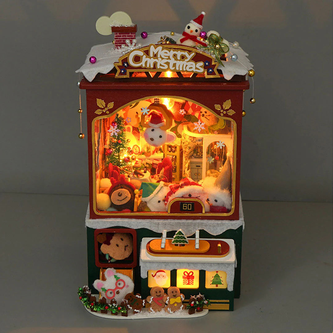 (Sold Out) Merry Christmas Claw Machine – DIY Wooden Music Box