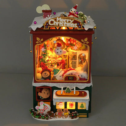 (Sold Out) Merry Christmas Claw Machine – DIY Wooden Music Box
