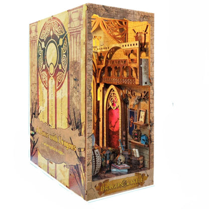 (Sold Out) Dragon Castle 3D Wooden Puzzle Book Nook