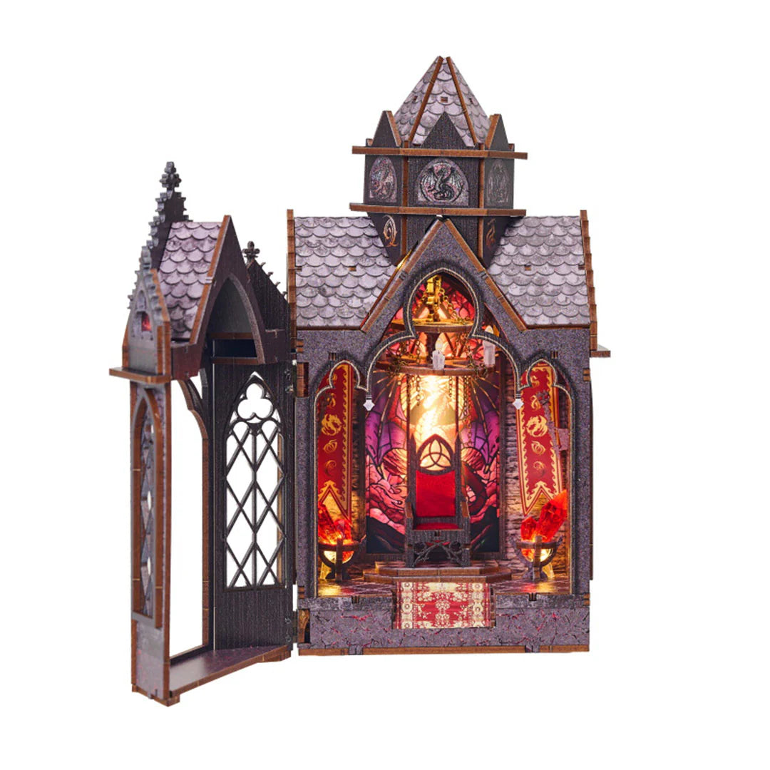 Dragon Wing Book Nook Flame throne – DIY Book Nook Shelf Insert