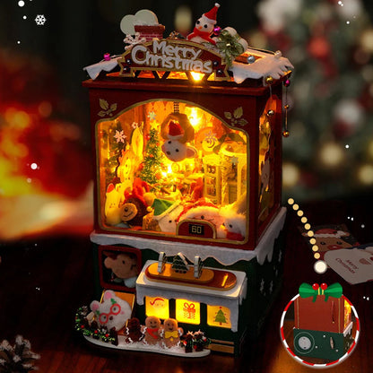 (Sold Out) Merry Christmas Claw Machine – DIY Wooden Music Box