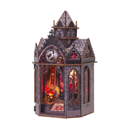 Dragon Wing Book Nook Flame throne – DIY Book Nook Shelf Insert