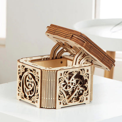 (Sold Out) Jewelry Box Wooden Mechanical 3D Puzzles