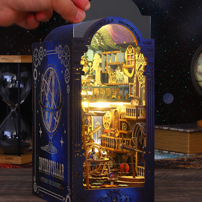 Interstellar Exploration DIY Book Nook Shelf Insert