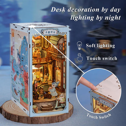 Azure Phoenix Lodge DIY Book Nook