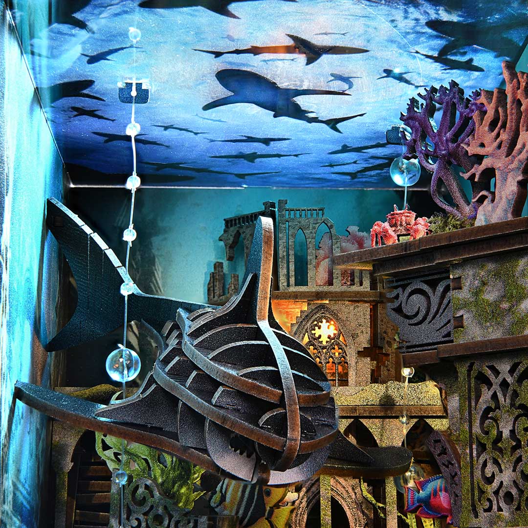 (Sold Out) Lost City of Atlantis DIY Book Nook Kit