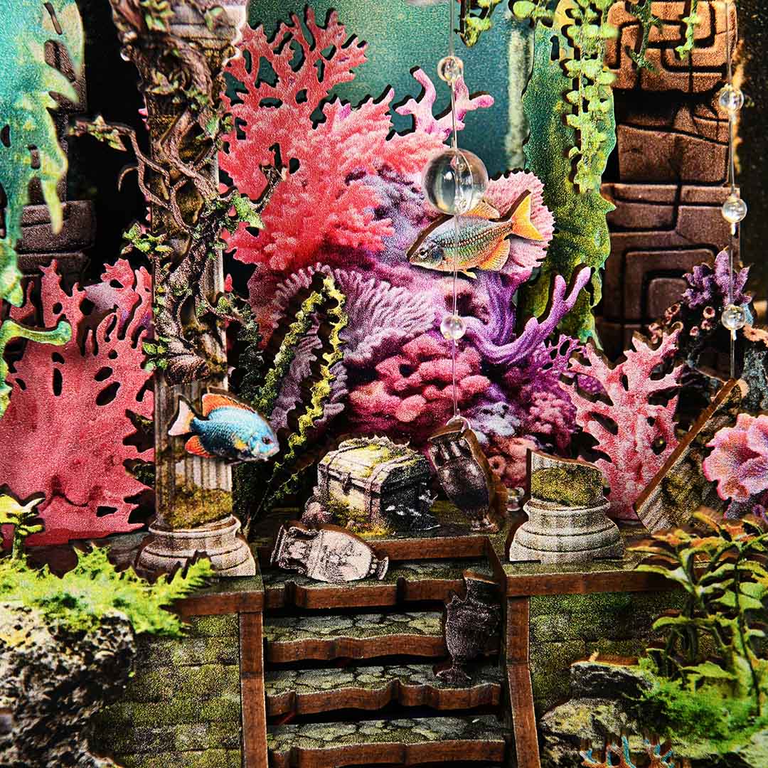 (Sold Out) Lost City of Atlantis DIY Book Nook Kit