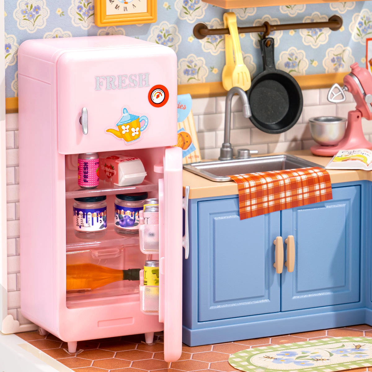 Homely Baking Kitchen Mini Super Creator DIY Miniature House