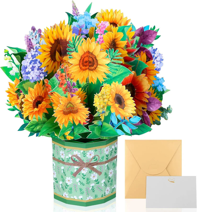 3D Pop-Up Flower Card – A Card That Becomes a Keepsake