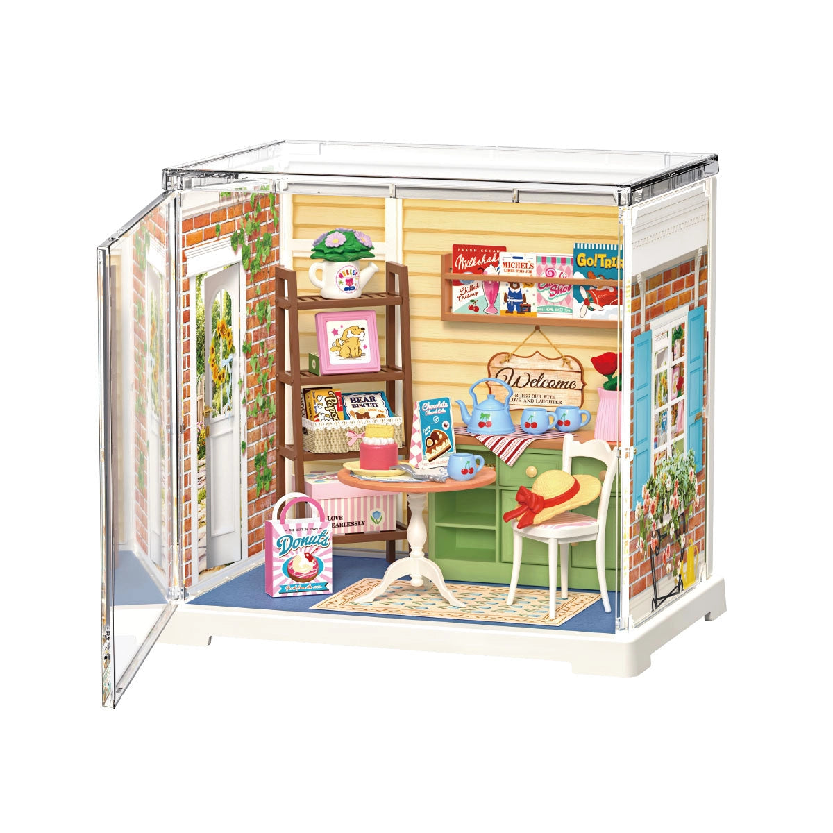 Sunshine Sip Porch Mini Super Creator DIY Miniature House