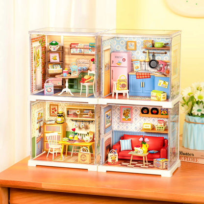 Homely Baking Kitchen Mini Super Creator DIY Miniature House