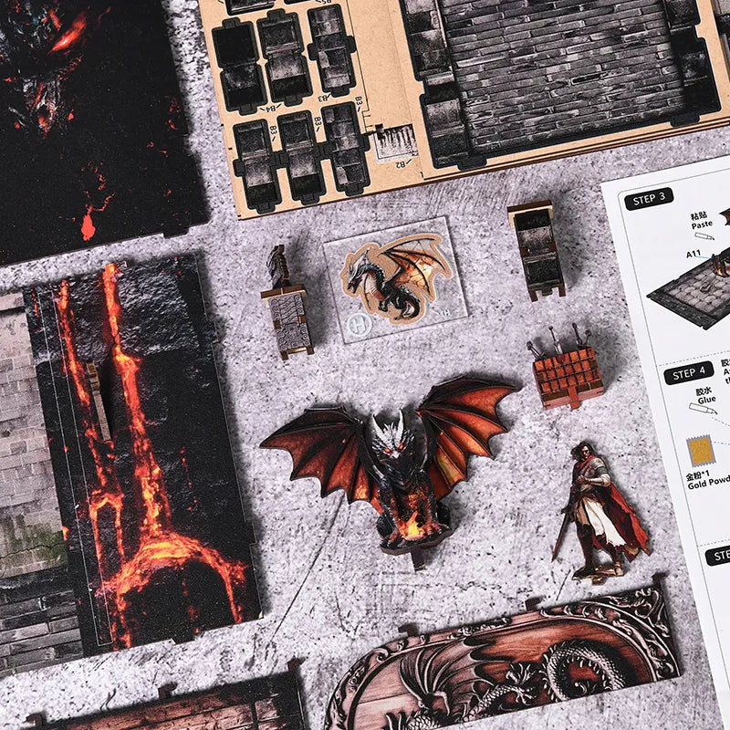 DIY Dragon Wing Book Nook – Dragons Treasure Labyrinth