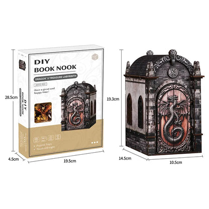 DIY Dragon Wing Book Nook – Dragons Treasure Labyrinth