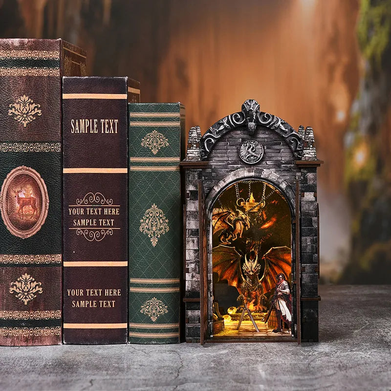 DIY Dragon Wing Book Nook – Dragons Treasure Labyrinth