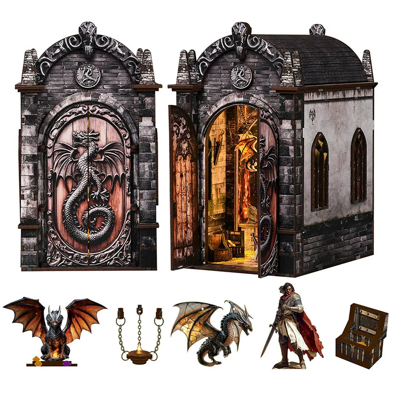 DIY Dragon Wing Book Nook – Dragons Treasure Labyrinth