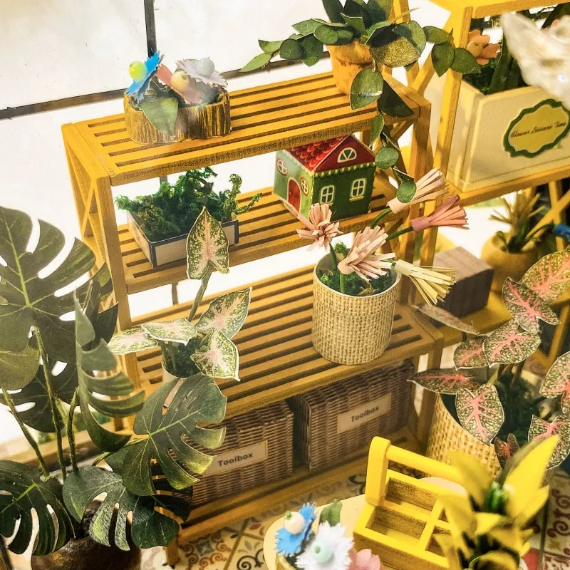 Sunshine Flower House – DIY Book Nook Kit