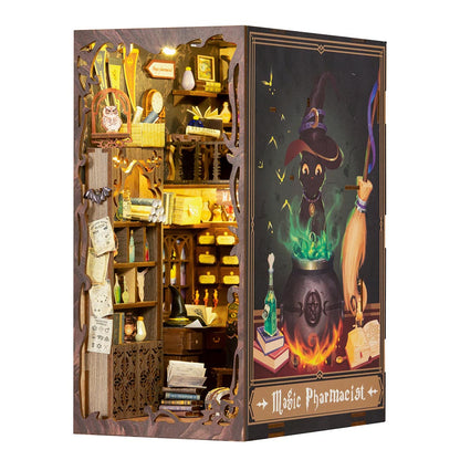 Magic Pharmacist 3D Wooden Puzzle Book Nook Kit