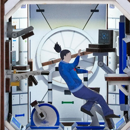 Space Station Wooden Book Nook Kit