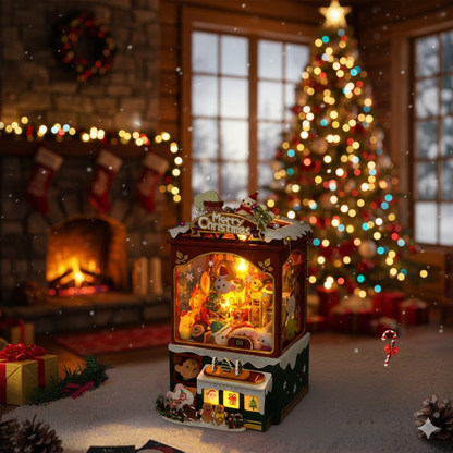 (Sold Out) Merry Christmas Claw Machine – DIY Wooden Music Box