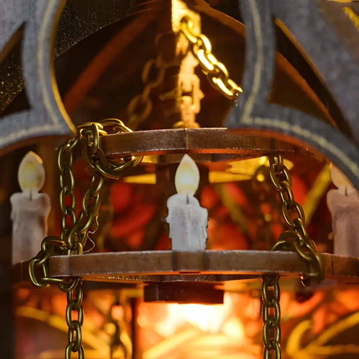 Dragon Wing Book Nook Flame throne – DIY Book Nook Shelf Insert