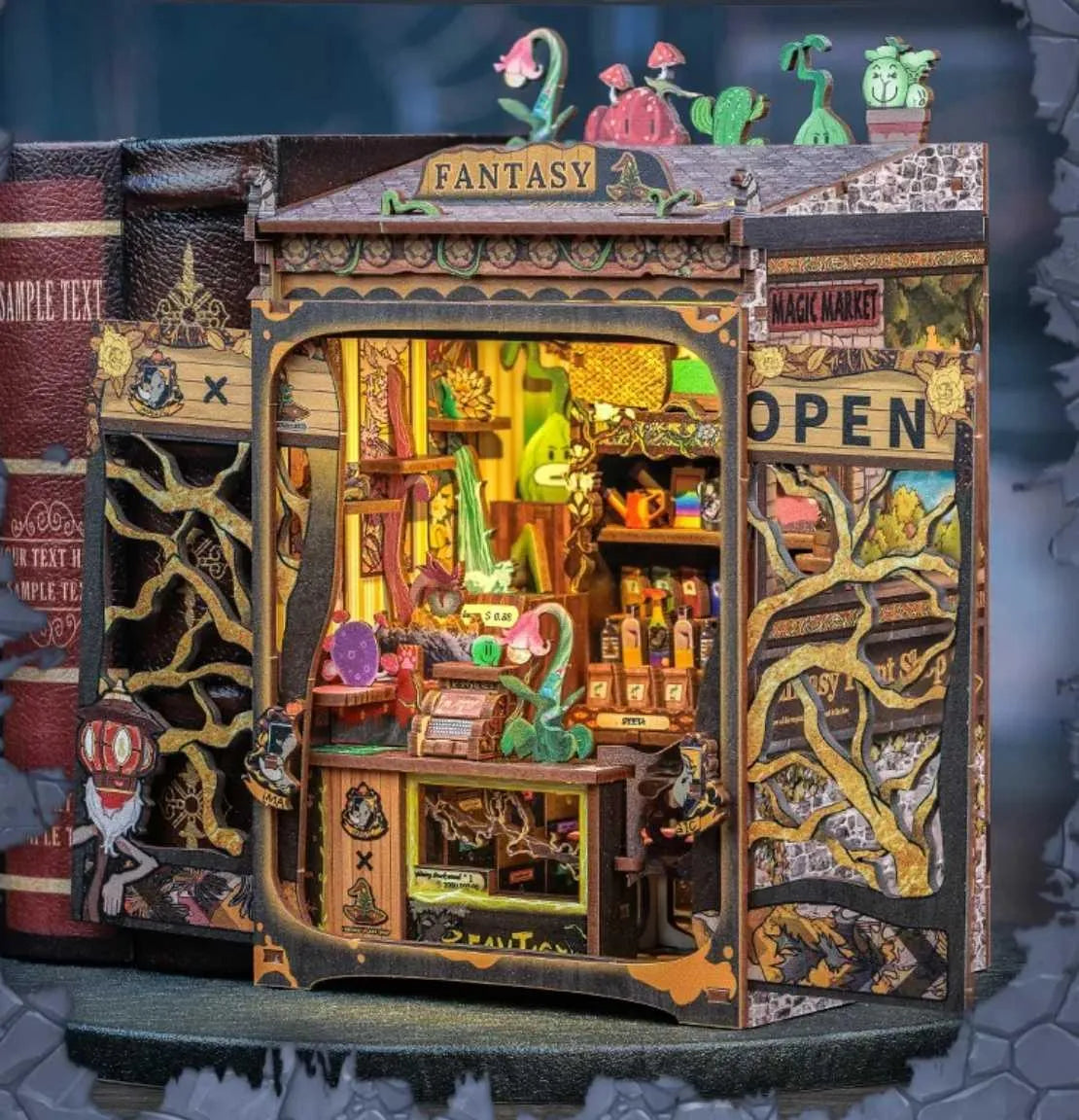 Fantasy Plant Shop – DIY Book Nook Kit