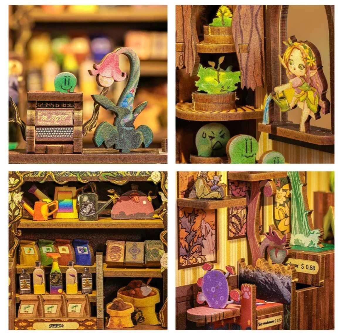 Fantasy Plant Shop – DIY Book Nook Kit