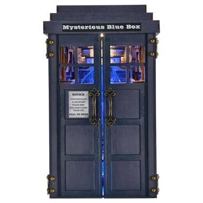 Doctor Who DIY Book Nook Kit – Mysterious Blue Box