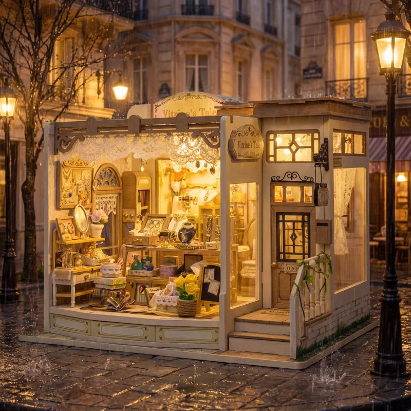 DIY Wooden Miniature House – Vitrine’s Tale | The Magical Jeweler